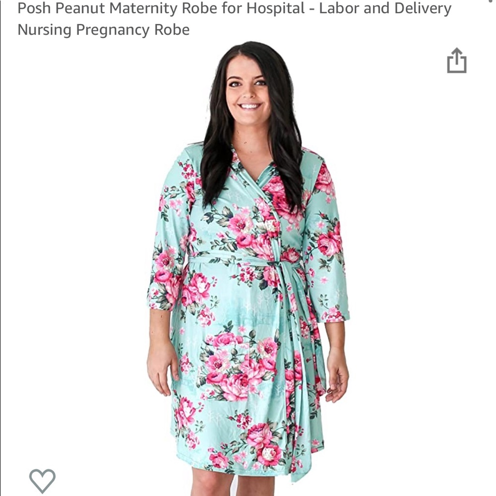Posh peanut robe, swaddle and headband
